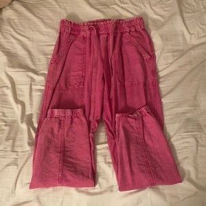 Pink Anthropology pants